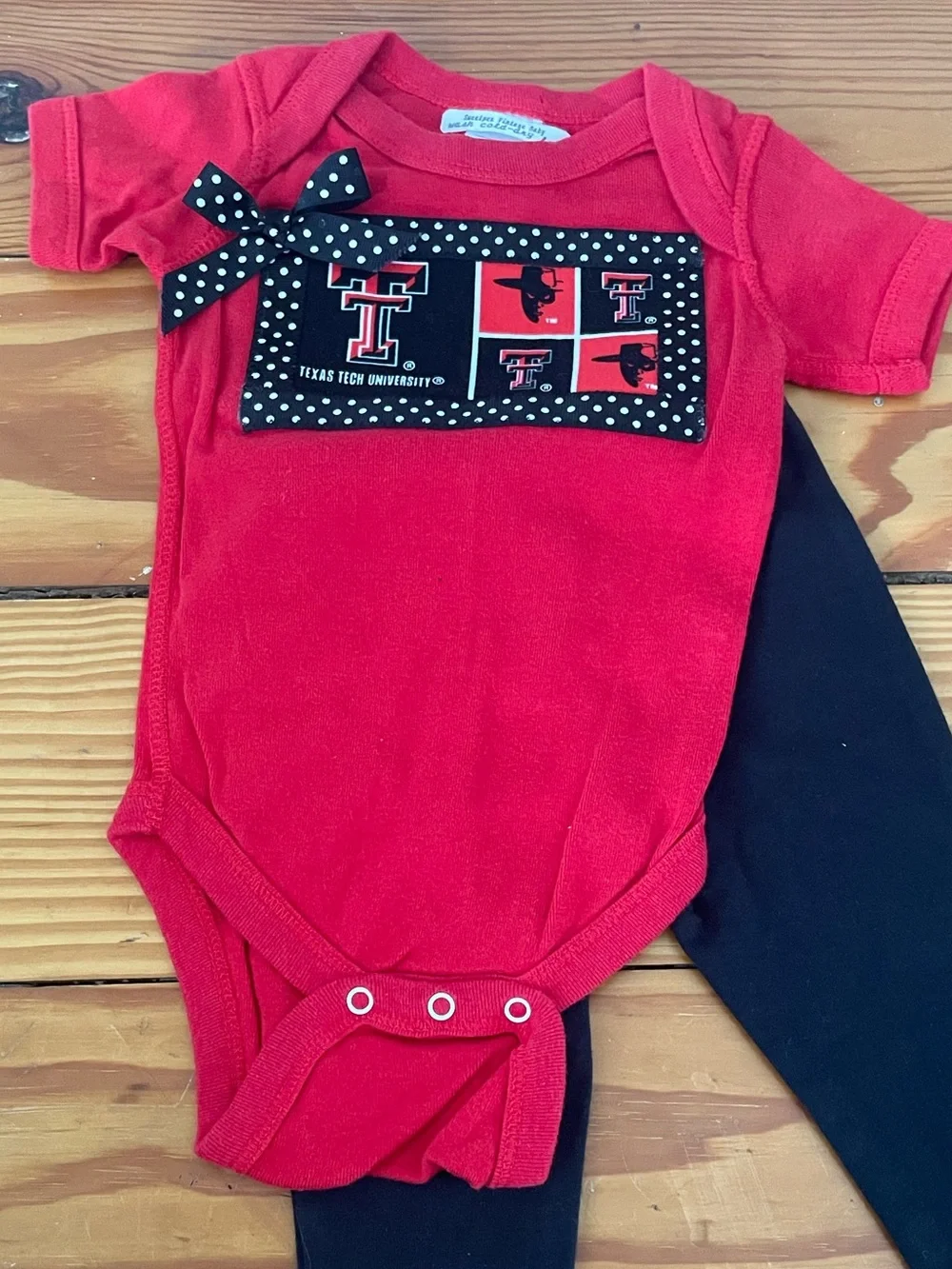 Texas Tech University Kids 6M Onesie and Pants